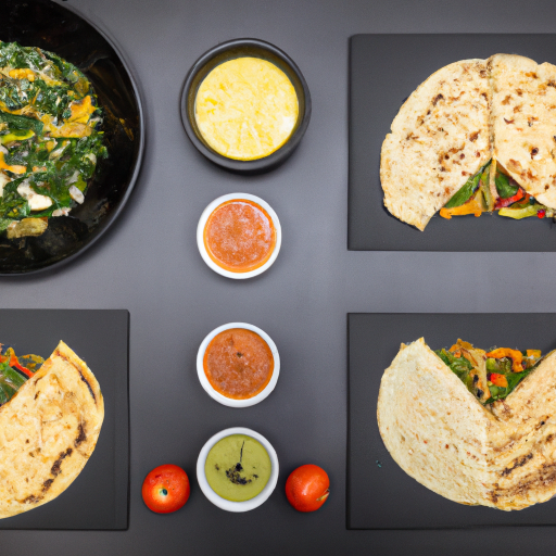 🍟 Diverse Gerichte bestellen - Quesadillas Spinat